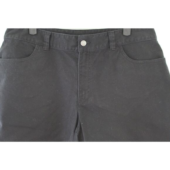 Women's Rafaella Classic Sport Black Shorts with front and back Pockets - Picture 3 of 5